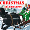 christmas illustration puzzle