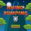 rhino jumping