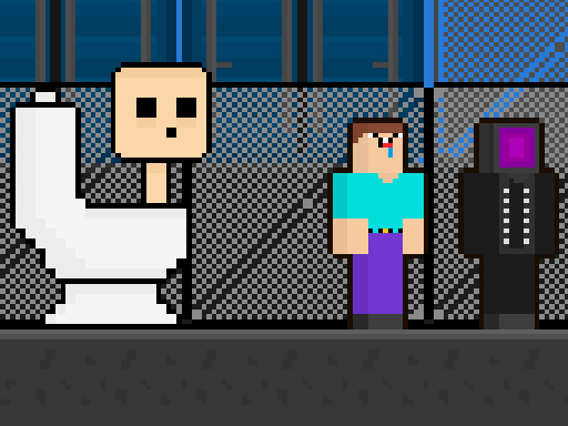 Skibidi vs Noob a kameraman